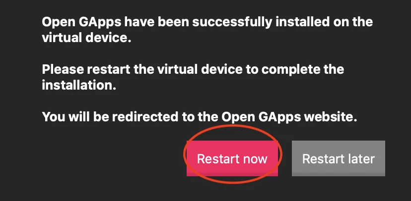 GenymotionにGoogle Playストアをインストール3