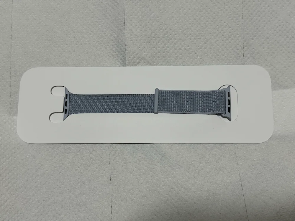 Apple Watch Series 10のバンド(スポーツループのブルークラウド)
